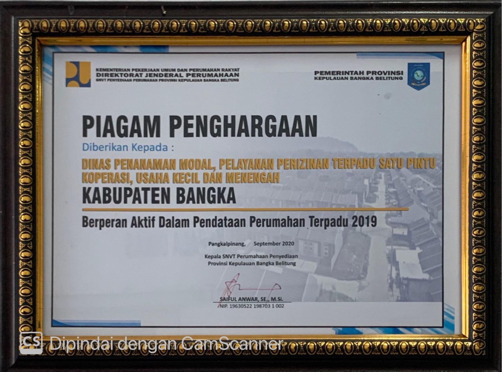 Pendataan Perumahan Terpadu Tahun 2019